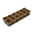Мини-парник: 40 × 16 × 13 см, торфяная кассета на 12 ячеек, Greengo - Фото 5