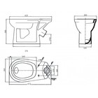 УЦЕНКА Унитаз компакт ЛЗСФ «Комфорт Стандарт», нижняя подводка, сиденье, кнопка - Фото 10