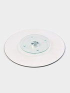 Подставка для торта Доляна «Марбл чёрный», d=32 см, вращающаяся, стекло, чёрная - Фото 4