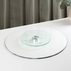 Подставка для торта вращающаяся Доляна «Тропики», d=32 см, стекло - Фото 3