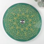 Подставка стеклянная для торта вращающаяся Magistro «Восток», d=32 см, цвет зеленый - Фото 2