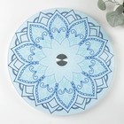 Подставка стеклянная для торта вращающаяся Magistro «Восток», d=32 см, цвет синий - Фото 2