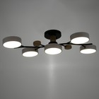 Люстра 1316/5WT LED 120Вт 3000-6000К белый 55х73х15 см - Фото 2