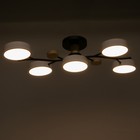 Люстра 1316/5WT LED 120Вт 3000-6000К белый 55х73х15 см - Фото 5