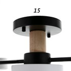 Люстра 1316/5WT LED 120Вт 3000-6000К белый 55х73х15 см - Фото 7