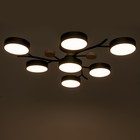 Люстра 1316/7BK LED 168Вт 3000-6000К черный 74х74х17 см BayerLux - Фото 5