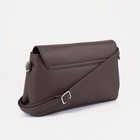 Сумка женская на магните, цвет коричневый - фото 61880581