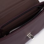 Сумка женская на клапане, цвет бордовый - фото 42117284