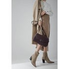 Сумка женская на клапане, цвет бордовый - фото 42117285