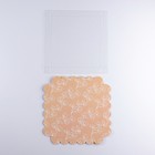 Коробка для печенья, кондитерская упаковка с PVC крышкой, «Уютный вечер», 21 х 21 х 3 см  (артикул 7155234)  большой выбор товаров оптом и в розницу по низким ценам с доставкой