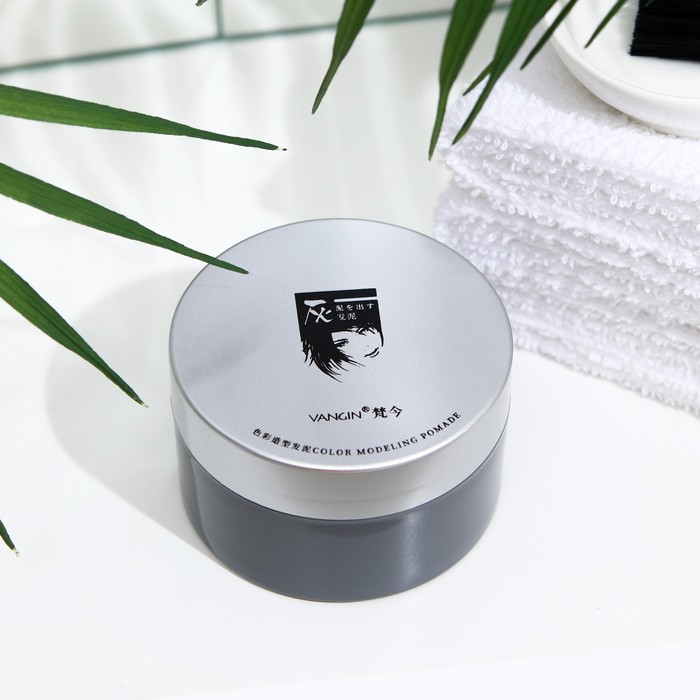 Окрашивающий цветной воск для волос и бороды, зеленый, 120 мл 24873