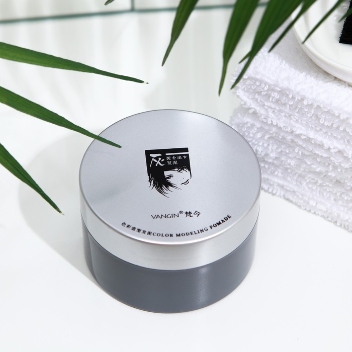 Окрашивающий цветной воск для волос и бороды, оранжевый, 120 мл 24874