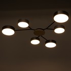 Люстра 1319/6BKGR LED 144Вт 3000-6000К черный, серый 75х75х5 см BayerLux 5572096