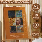 Бумага для графических работ А3, 10 л., 200 г/м2 «Рожден для искусства» 7081714 - фото 9589669