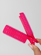 Бигуди для чёлки, с зажимом, d=3.5 см, 11 см, розовые - Фото 3