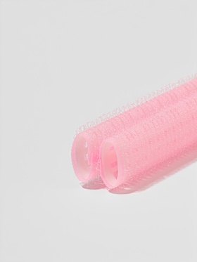 Бигуди для прикорневого объема, с зажимом, 2?1 см, 10.7 см, розовое (комплект 4 шт)