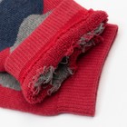 Носки женские махровые, цвет красный, размер 23-25 - Фото 3