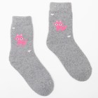 Носки детские шерстяные "Кошки", цвет микс, размер 16 - фото 23102147