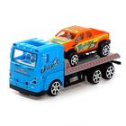 Грузовик инерционный «Эвакуатор» с машиной, цвета МИКС - Фото 13