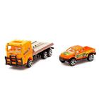 Грузовик инерционный «Эвакуатор» с машиной, цвета МИКС - Фото 3