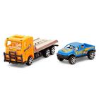 Грузовик инерционный «Эвакуатор» с машиной, цвета МИКС - Фото 5