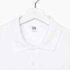 Поло для мальчика, цвет белый, рост 152 - фото 21404779