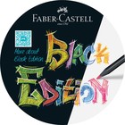 Карандаши цветные Faber-Castell Black Edition 12 цветов, cверхмягкий грифель, трехгранные, чёрное дерево, в картонной коробке, 116412 - Фото 4