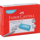 Ластик Faber-Castell "Dust Free", прямоугольный, в пленке, 11 х 18 х 41 мм, бирюзовый, розовый, синий - Фото 4