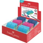 Ластик Faber-Castell PVC-free, розово-оранжевый, бирюзово-зелёный, сине-голубой, 50 х 22 х 13 мм - Фото 1