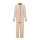 Костюм женский (рубашка, брюки) MINAKU: Casual Collection, цвет кофе, размер 48 - Фото 10