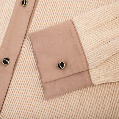 Костюм женский (рубашка, брюки) MINAKU: Casual Collection, цвет кофе, размер 50
