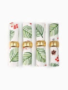 Набор сервировочных салфеток с декоративными кольцами «С Новым Годом», 40×40 см - 4 шт., 100% хлопок, саржа 190 г/м² - Фото 4