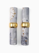 Набор салфеток сервировочных на стол, «Этель» Let it snow, 2 шт., серые, с декоративными кольцами, 40×40 см - Фото 4