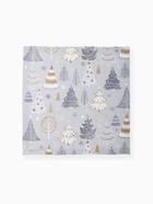 Набор сервировочных салфеток с декоративными кольцами Let it snow, 40×40 см - 4 шт., 100% хлопок, саржа 190 г/м² - Фото 6