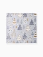 Набор сервировочных салфеток с декоративными кольцами Let it snow, 40×40 см - 4 шт., 100% хлопок, саржа 190 г/м² - Фото 10
