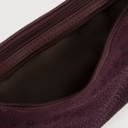 Сумка-мешок на молнии, цвет бордовый - Фото 3