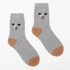 Носки детские шерстяные махровые «Собачки», цвет МИКС, размер 16 - фото 9453493