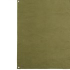 Брезент огнеупорный, 4 × 2 м, плотность 400 г/м², люверсы шаг 1 м, зелёный - Фото 2