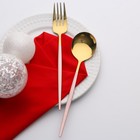 Набор новогодних столовых приборов «Новый год: Пора волшебства», нержавеющая сталь, 2 предмета - фото 24285438