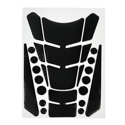 Защитная наклейка на топливный бак мотоцикла, 20×14 см, чёрный