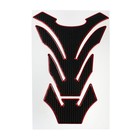 Защитная наклейка на бак мотоцикла, 20×14 см, красные полосы - Фото 1