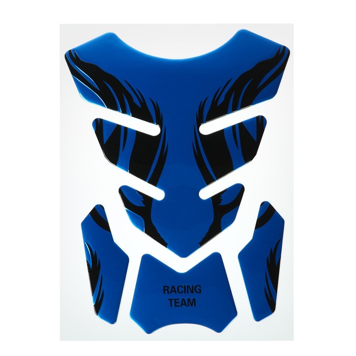 Наклейка защитная на мотоцикл, 20×14 см, синий - Фото 1
