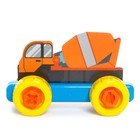 Конструктор винтовой «Строительный транспорт», набор 3 шт., 34 детали, уценка (помята упаковка) 7523064