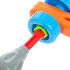 Конструктор винтовой «Строительный транспорт», набор 3 шт., 34 детали, уценка (помята упаковка) 7523064