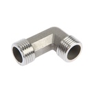 Уголок ZEIN engr, 1/2", наружная резьба, нержавеющая сталь - Фото 2