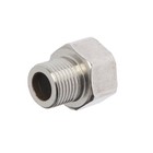 Переходник ZEIN engr, 1/2" х 3/4", наружная/внутренняя резьба, нержавеющая сталь - Фото 2