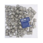 Футорка ZEIN engr, 1/4" × 1/2", внутренняя/наружная резьба, нержавеющая сталь - Фото 3