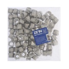 Футорка ZEIN engr, 1/4" × 1/2", внутренняя/наружная резьба, нержавеющая сталь - Фото 4