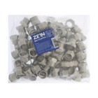 Футорка ZEIN, 3/8" ? 1/2", внутренняя/наружная резьба, нержавеющая сталь, фасовка 100 шт. (комплект 100 шт) - фото 21405800
