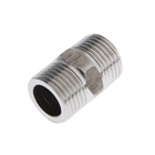 Ниппель ZEIN engr, 1/2", наружная резьба, нержавеющая сталь - Фото 2